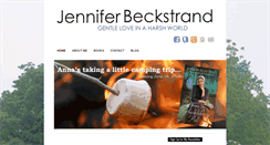 Desktop Screenshot of jenniferbeckstrand.com